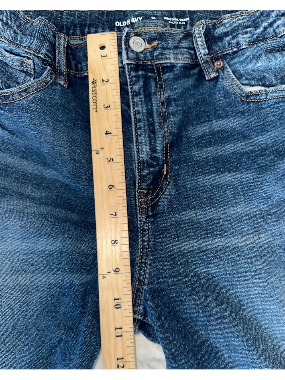 Old Navy Womens Orig. TaperJeans Size 18?*Built-In Flex Stretch DenimSEE NOTE! - Picture 9 of 13